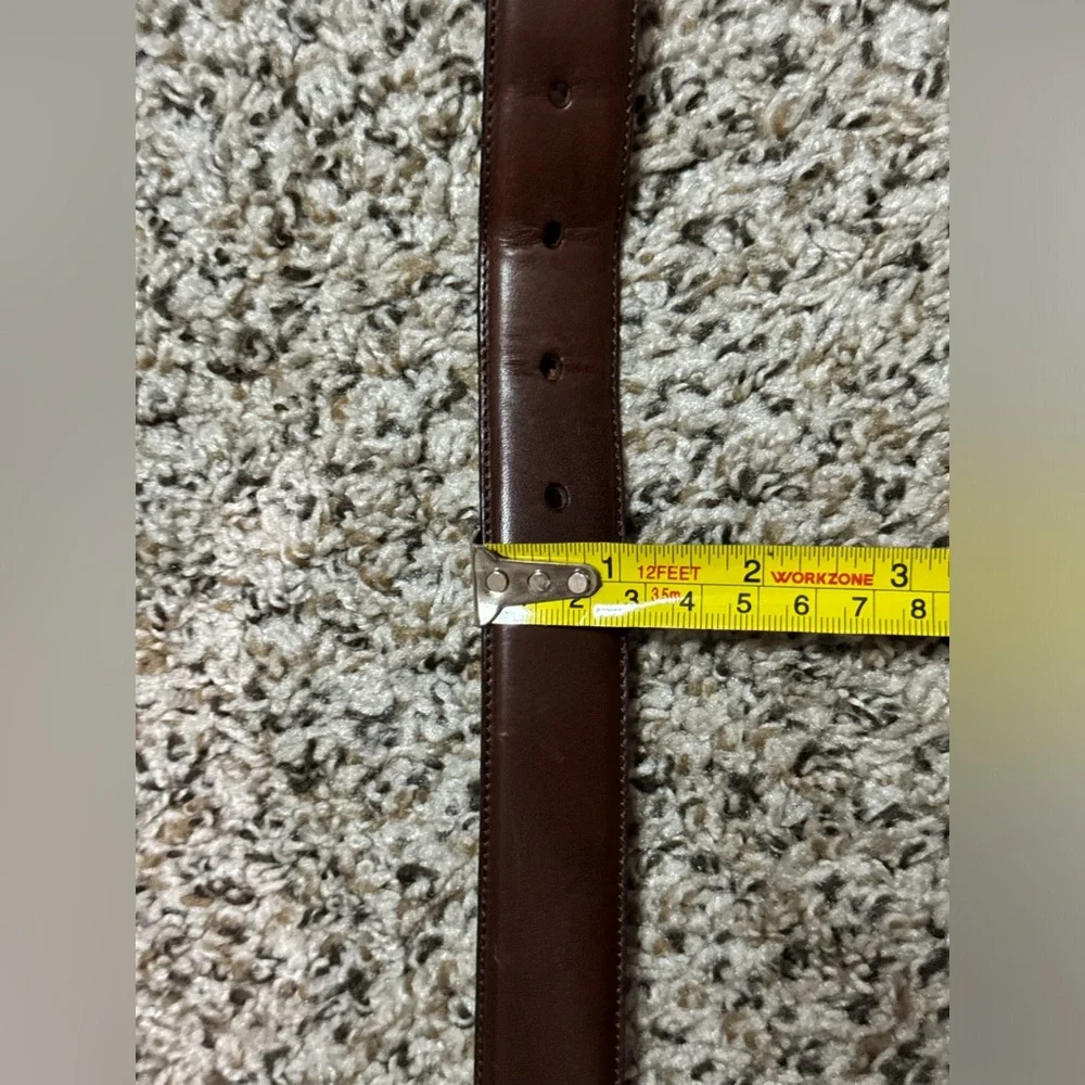 Polo Ralph Lauren Brown Leather Belt Size 36